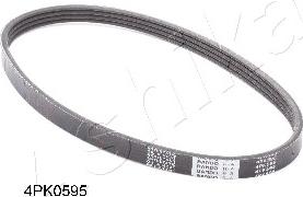 Ashika 112-4PK595 - V-Ribbed Belt car-mod.net