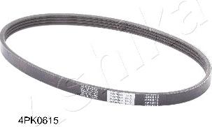 Ashika 1124PK615 - V-Ribbed Belt car-mod.net
