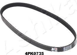 Ashika 1124PK735 - V-Ribbed Belt car-mod.net