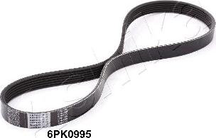 Ashika 112-6PK995 - V-Ribbed Belt car-mod.net