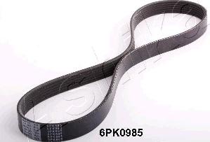Ashika 112-6PK985 - V-Ribbed Belt car-mod.net
