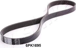 Ashika 112-6PK1095 - V-Ribbed Belt car-mod.net