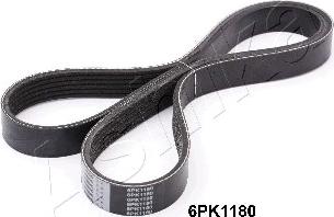 Ashika 112-6PK1180 - V-Ribbed Belt car-mod.net