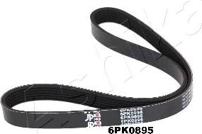 Ashika 112-6PK895 - V-Ribbed Belt car-mod.net