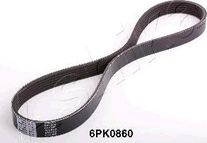 Ashika 112-6PK860 - V-Ribbed Belt car-mod.net