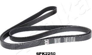 Ashika 112-6PK2250 - V-Ribbed Belt car-mod.net