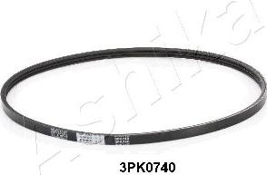 Ashika 1123PK740 - V-Ribbed Belt car-mod.net