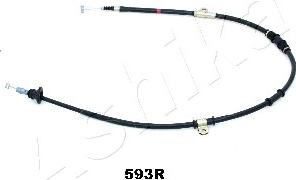 Ashika 131-05-593R - Cable, parking brake car-mod.net