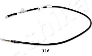 Ashika 13101116 - Cable, parking brake car-mod.net