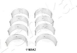 Ashika 82-1169A2 - Big End Bearings car-mod.net