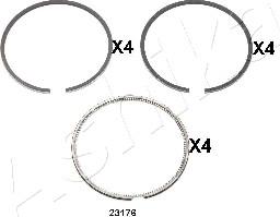 Ashika 34-23176 - Piston Ring car-mod.net