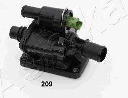 Ashika 3802209 - Coolant thermostat / housing car-mod.net