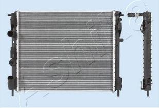 Ashika RDA093072 - Radiator, engine cooling car-mod.net