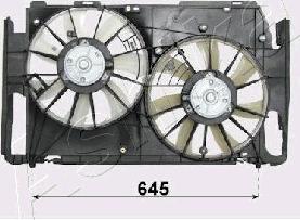 Ashika VNT152022 - Fan, radiator car-mod.net