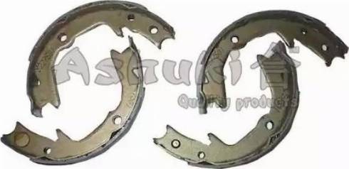 Ashuki 1050-9305 - Drum Brake Shoe Set car-mod.net