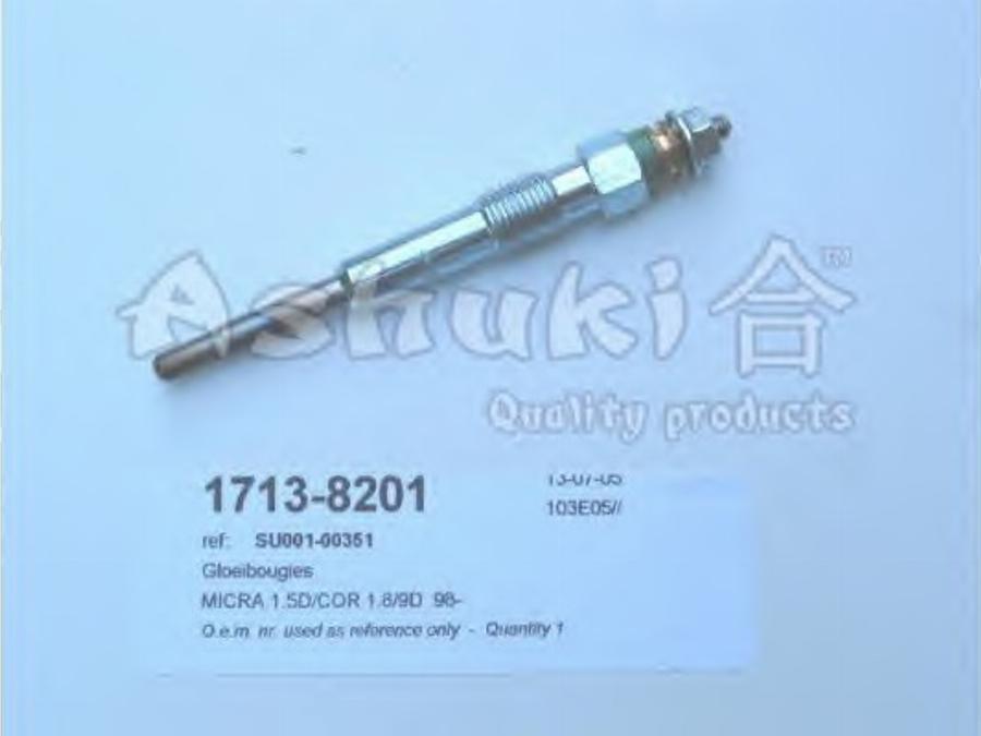 Ashuki 1713-8201 - Glow Plug car-mod.net