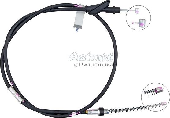 Ashuki ASH3-1645 - Cable, parking brake car-mod.net