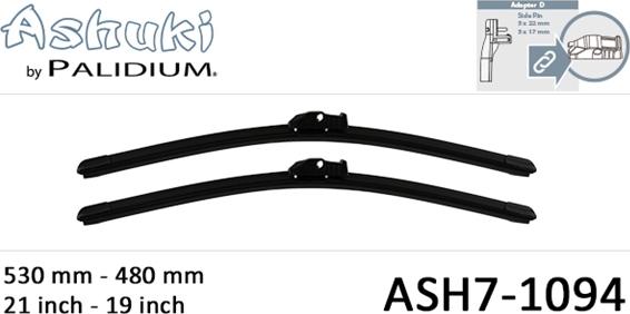 Ashuki ASH7-1094 - Wiper Blade car-mod.net