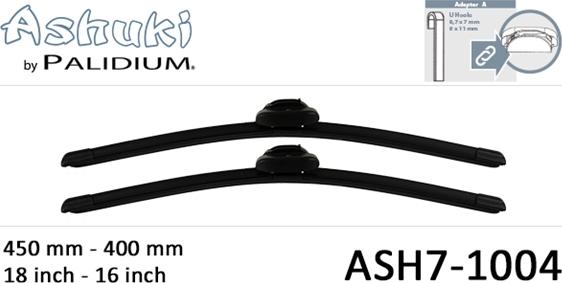 Ashuki ASH7-1004 - Wiper Blade car-mod.net