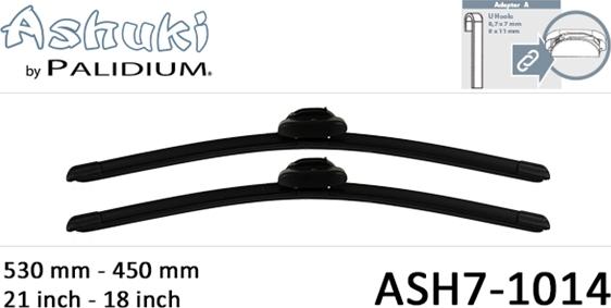 Ashuki ASH7-1014 - Wiper Blade car-mod.net