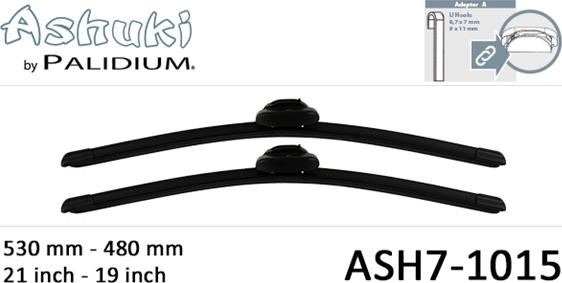 Ashuki ASH7-1015 - Wiper Blade car-mod.net