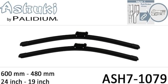 Ashuki ASH7-1079 - Wiper Blade car-mod.net