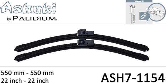 Ashuki ASH7-1154 - Wiper Blade car-mod.net