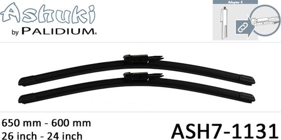 Ashuki ASH7-1131 - Wiper Blade car-mod.net