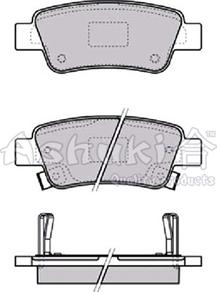 Ashuki H025-46 - Brake Pad Set, disc brake car-mod.net