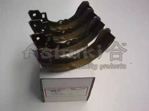 Ashuki I050-01 - Drum Brake Shoe Set car-mod.net