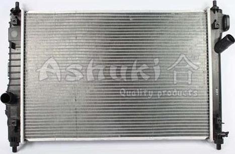 Ashuki J207-15 - Radiator, engine cooling car-mod.net