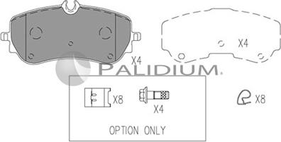 Ashuki P1-1540 - Brake Pad Set, disc brake car-mod.net