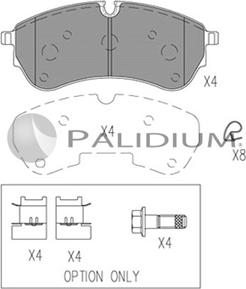 Ashuki P1-1556 - Brake Pad Set, disc brake car-mod.net
