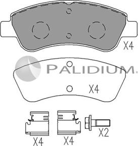 Ashuki P1-1526 - Brake Pad Set, disc brake car-mod.net