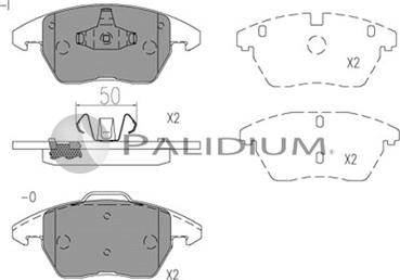 Ashuki P1-1528 - Brake Pad Set, disc brake car-mod.net