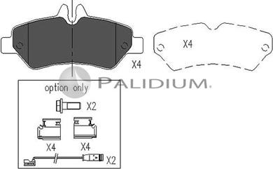 Ashuki P1-1051 - Brake Pad Set, disc brake car-mod.net