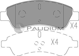 Ashuki P1-1004 - Brake Pad Set, disc brake car-mod.net