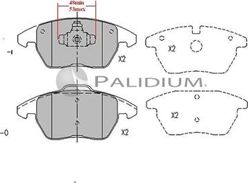 Ashuki P1-1005 - Brake Pad Set, disc brake car-mod.net