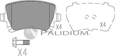 Ashuki P1-1006 - Brake Pad Set, disc brake car-mod.net