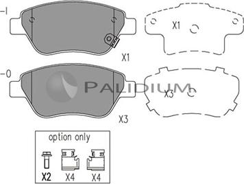 Ashuki P1-1019 - Brake Pad Set, disc brake car-mod.net