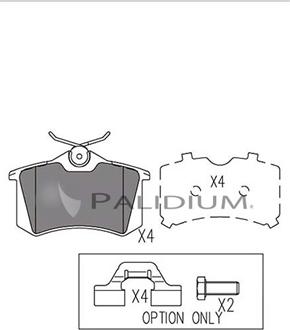 Ashuki P1-1118 - Brake Pad Set, disc brake car-mod.net