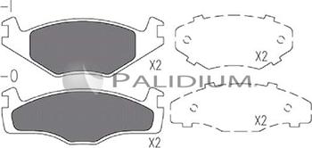 Ashuki P1-1309 - Brake Pad Set, disc brake car-mod.net