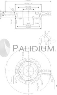 Ashuki P330-162 - Brake Disc car-mod.net