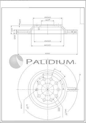 Ashuki P331-137 - Brake Disc car-mod.net