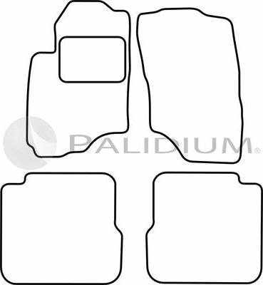 Ashuki PAL18-6056 - Floor Mat Set car-mod.net