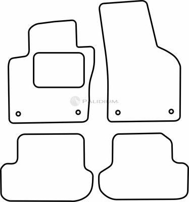 Ashuki PAL18-6781 - Floor Mat Set car-mod.net