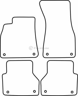 Ashuki PAL18-0052 - Floor Mat Set car-mod.net