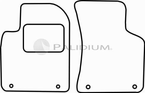 Ashuki PAL18-0070 - Floor Mat Set car-mod.net