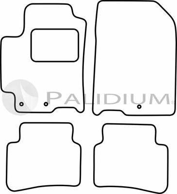Ashuki PAL18-0790 - Floor Mat Set car-mod.net