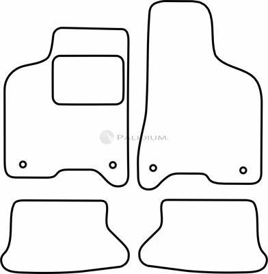 Ashuki PAL18-1819 - Floor Mat Set car-mod.net